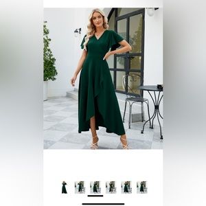 Long Green Formal Dress